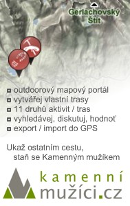 Outdoorový mapový portál Kamenní mužíci.cz