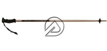 Birki sjezdové hole Alpine - SKLADEM-černá: 110cm, stříbrná: 115, 120cm